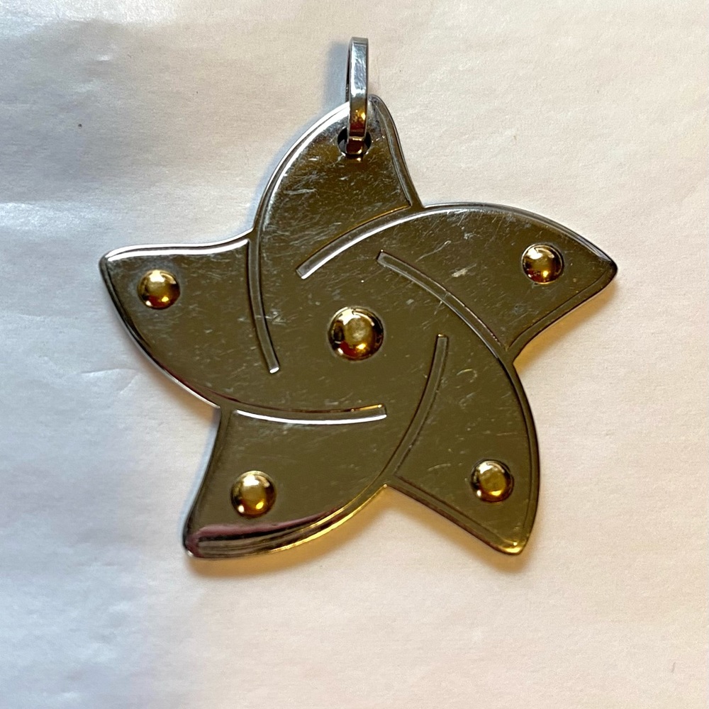 Milor‎ Star Pendant Stainless & 18k Gold